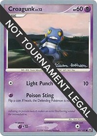 Croagunk - 2008 (Tristan Robinson) - World Championship Decks - #60 - Pokemon TCG card