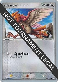 Spearow - 2007 (Jun Hasebe) #61 Spearow - 2007 (Jun Hasebe) - World Championship Decks - #61 - Pokemon TCG card