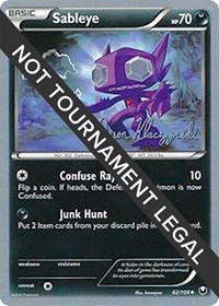 Sableye - 2013 (Jason Klaczynski) - World Championship Decks - #62 - Pokemon TCG card