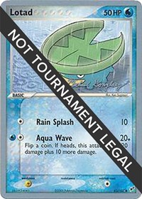 Lotad (63) - 2005 (Michael Gonzalez) #63 Lotad (63) - 2005 (Michael Gonzalez) - World Championship Decks - #63 - Pokemon TCG card