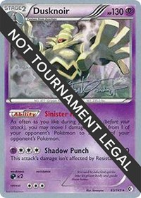 Dusknoir - 2014 (Trent Orndorff) #63 Dusknoir - 2014 (Trent Orndorff) - World Championship Decks - #63 - Pokemon TCG card