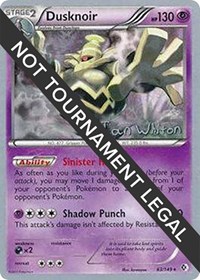 Dusknoir - 2013 (Ian Whiton) #63 Dusknoir - 2013 (Ian Whiton) - World Championship Decks - #63 - Pokemon TCG card