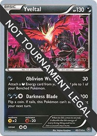 Yveltal - 2016 (Shunto Sadahiro) - World Championship Decks - #65 - Pokemon TCG card