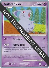 Nidoran F - 2009 (David Cohen) #71 Nidoran F - 2009 (David Cohen) - World Championship Decks - #71 - Pokemon TCG card
