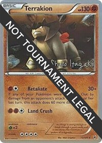 Terrakion - 2012 (Shuto Itagaki) #73 Terrakion - 2012 (Shuto Itagaki) - World Championship Decks - #73 - Pokemon TCG card