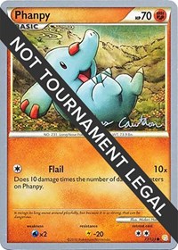 Phanpy - 2011 (Ross Cawthon) - World Championship Decks - #77 - Pokemon TCG card