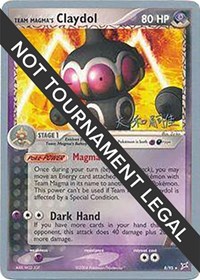 Team Magma's Claydol - 2004 (Tsuguyoshi Yamato) #8 Team Magma's Claydol - 2004 (Tsuguyoshi Yamato) - World Championship Decks - #8 - Pokemon TCG card