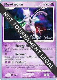 Mewtwo - 2009 (David Cohen) - World Championship Decks - #9 - Pokemon TCG card