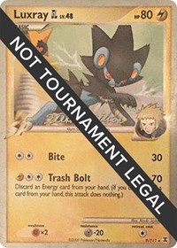 Luxray GL - 2009 (Stephen Silvestro) #9 Luxray GL - 2009 (Stephen Silvestro) - World Championship Decks - #9 - Pokemon TCG card