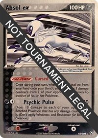 Absol ex - 2007 (Tom Roos) #92 Absol ex - 2007 (Tom Roos) - World Championship Decks - #92 - Pokemon TCG card