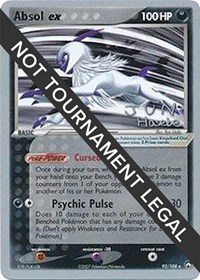 Absol ex - 2007 (Jun Hasebe) #92 Absol ex - 2007 (Jun Hasebe) - World Championship Decks - #92 - Pokemon TCG card