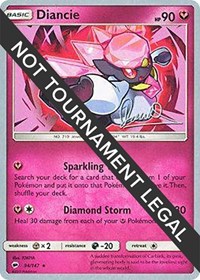 Diancie - 2017 (Diego Cassiraga) #94 Diancie - 2017 (Diego Cassiraga) - World Championship Decks - #94 - Pokemon TCG card