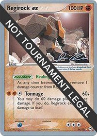 Regirock ex - 2006 (Jason Klaczynski) - World Championship Decks - #98 - Pokemon TCG card