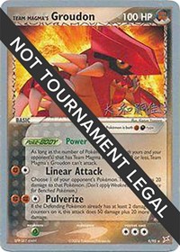 Team Magma's Groudon - 2004 (Tsuguyoshi Yamato) #9 Team Magma's Groudon - 2004 (Tsuguyoshi Yamato) - World Championship Decks - #9 - Pokemon TCG card