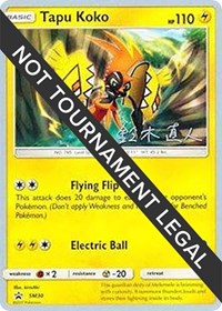 Tapu Koko - 2017 (Naoto Suzuki) #SM30 Tapu Koko - 2017 (Naoto Suzuki) - World Championship Decks - #SM30 - Pokemon TCG card