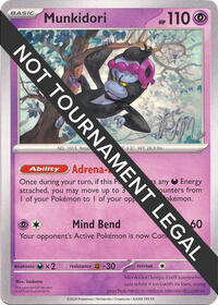 Munkidori - 2025 (Riley McKay) #689018 Munkidori - 2025 (Riley McKay) - World Championship Decks - #689018 - Pokemon TCG card