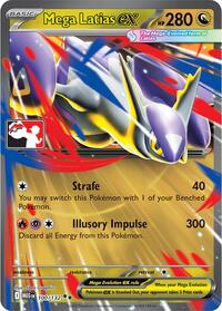 Mega Latias ex - Prize Pack Series Cards - #100 - Pokemon TCG card