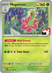 Meganium - Prize Pack Series Cards - #010 - Pokemon TCG card