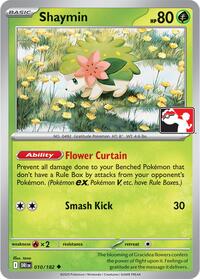 Shaymin #010 Shaymin - Prize Pack Series Cards - #010 - Pokemon TCG card