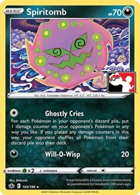 Spiritomb #103 Spiritomb - Prize Pack Series Cards - #103 - Pokemon TCG card