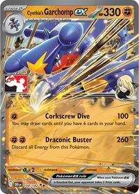 Cynthia's Garchomp ex #104 Cynthia's Garchomp ex - Prize Pack Series Cards - #104 - Pokemon TCG card