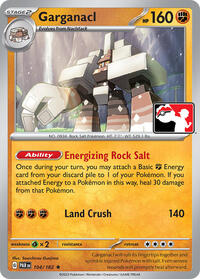 Garganacl #104 Garganacl - Prize Pack Series Cards - #104 - Pokemon TCG card