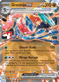 Greninja ex - Prize Pack Series Cards - #106 - Pokemon TCG card