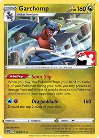 Garchomp #109 Garchomp - Prize Pack Series Cards - #109 - Pokemon TCG card