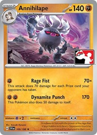 Annihilape - Prize Pack Series Cards - #109 - Pokemon TCG card