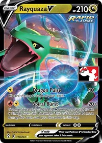 Rayquaza V #110 Rayquaza V - Prize Pack Series Cards - #110 - Pokemon TCG card