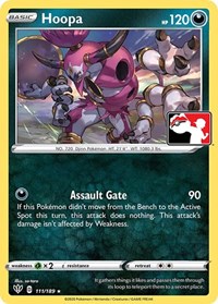 Hoopa - Prize Pack Series Cards - #111 - Pokemon TCG card