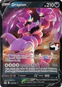 Drapion V - Prize Pack Series Cards - #118 - Pokemon TCG card