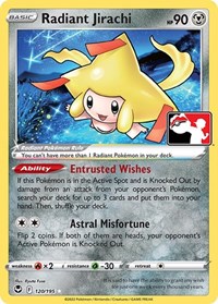 Radiant Jirachi #120 Radiant Jirachi - Prize Pack Series Cards - #120 - Pokemon TCG card