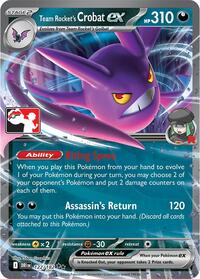 Team Rocket's Crobat ex #122 Team Rocket's Crobat ex - Prize Pack Series Cards - #122 - Pokemon TCG card