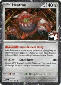 Heatran #123 Heatran - Prize Pack Series Cards - #123 - Pokemon TCG card