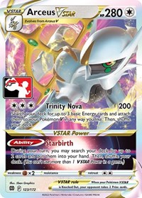 Arceus VSTAR #123 Arceus VSTAR - Prize Pack Series Cards - #123 - Pokemon TCG card
