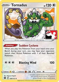 Tornadus #126 Tornadus - Prize Pack Series Cards - #126 - Pokemon TCG card