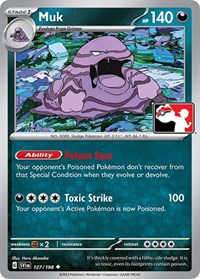 Muk #127 Muk - Prize Pack Series Cards - #127 - Pokemon TCG card