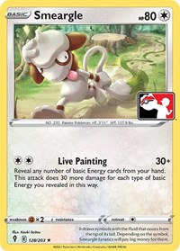 Smeargle #128 Smeargle - Prize Pack Series Cards - #128 - Pokemon TCG card