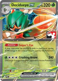 Decidueye ex #012 Decidueye ex - Prize Pack Series Cards - #012 - Pokemon TCG card