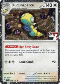 Dudunsparce - Prize Pack Series Cards - #129 - Pokemon TCG card