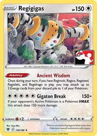 Regigigas #130 Regigigas - Prize Pack Series Cards - #130 - Pokemon TCG card