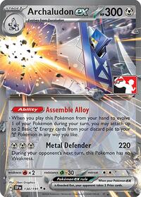 Archaludon ex - Prize Pack Series Cards - #130 - Pokemon TCG card