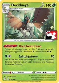 Decidueye #013 Decidueye - Prize Pack Series Cards - #013 - Pokemon TCG card