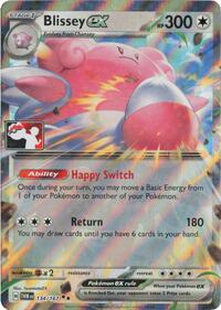 Blissey ex - Prize Pack Series Cards - #134 - Pokemon TCG card