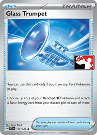 Glass Trumpet - Prize Pack Series Cards - #135 - Pokemon TCG card