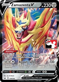 Zamazenta V #139 Zamazenta V - Prize Pack Series Cards - #139 - Pokemon TCG card