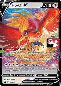 Ho-Oh V - Prize Pack Series Cards - #140 - Pokemon TCG card