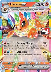Flareon ex #014 Flareon ex - Prize Pack Series Cards - #014 - Pokemon TCG card