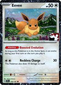 Eevee - Prize Pack Series Cards - #143 - Pokemon TCG card